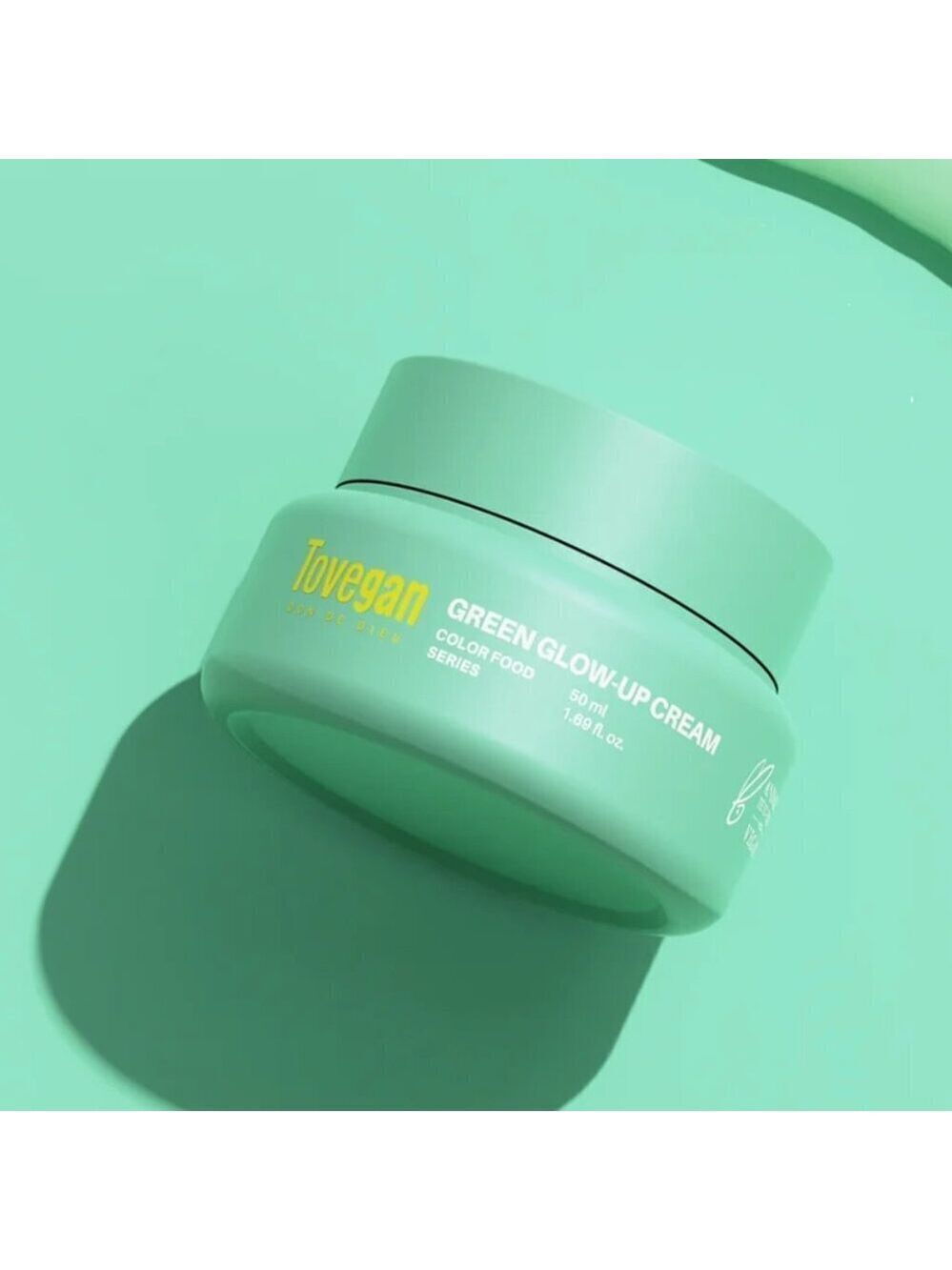 Tovegan Green Glow-Up Cream Full Size NIB